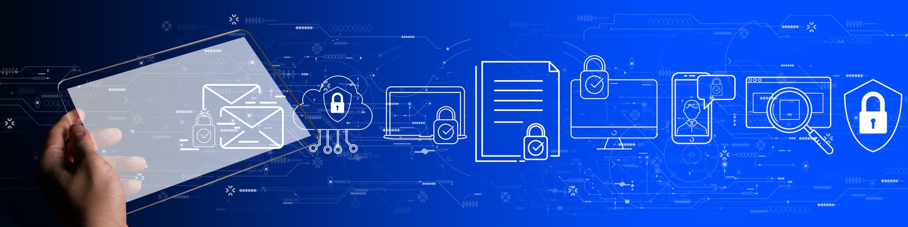 Layered security controls across email, cloud, devices, and applications